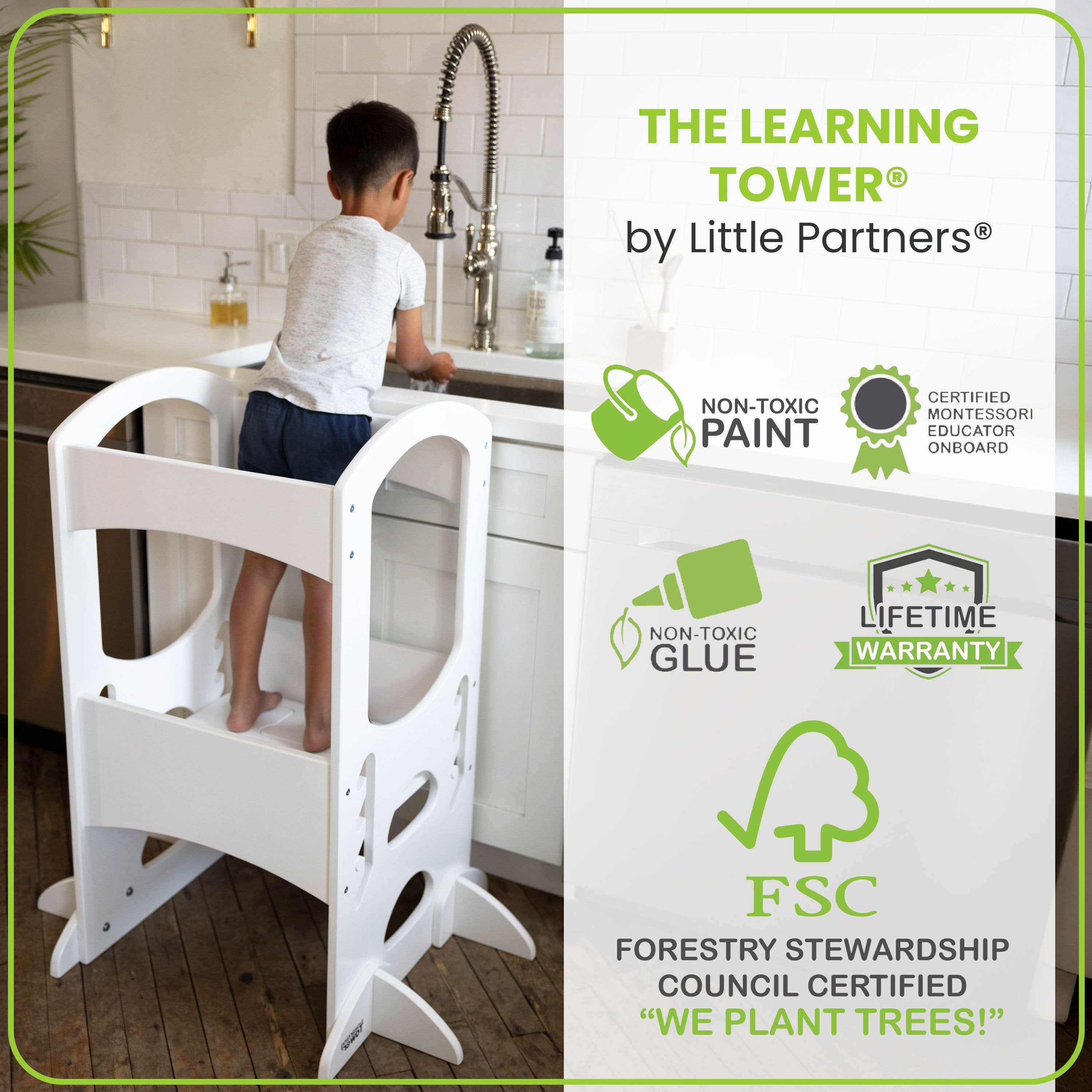 Little Partners - Vendita all'ingrosso Giocattolo in legno - Bambini - The Learning Tower® - Torre per Bambini Little Partners®23