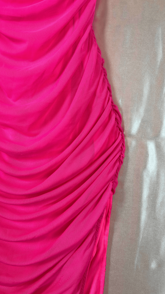 Neon Pink Barbie's Bestie Dress for wholesale on Faire8