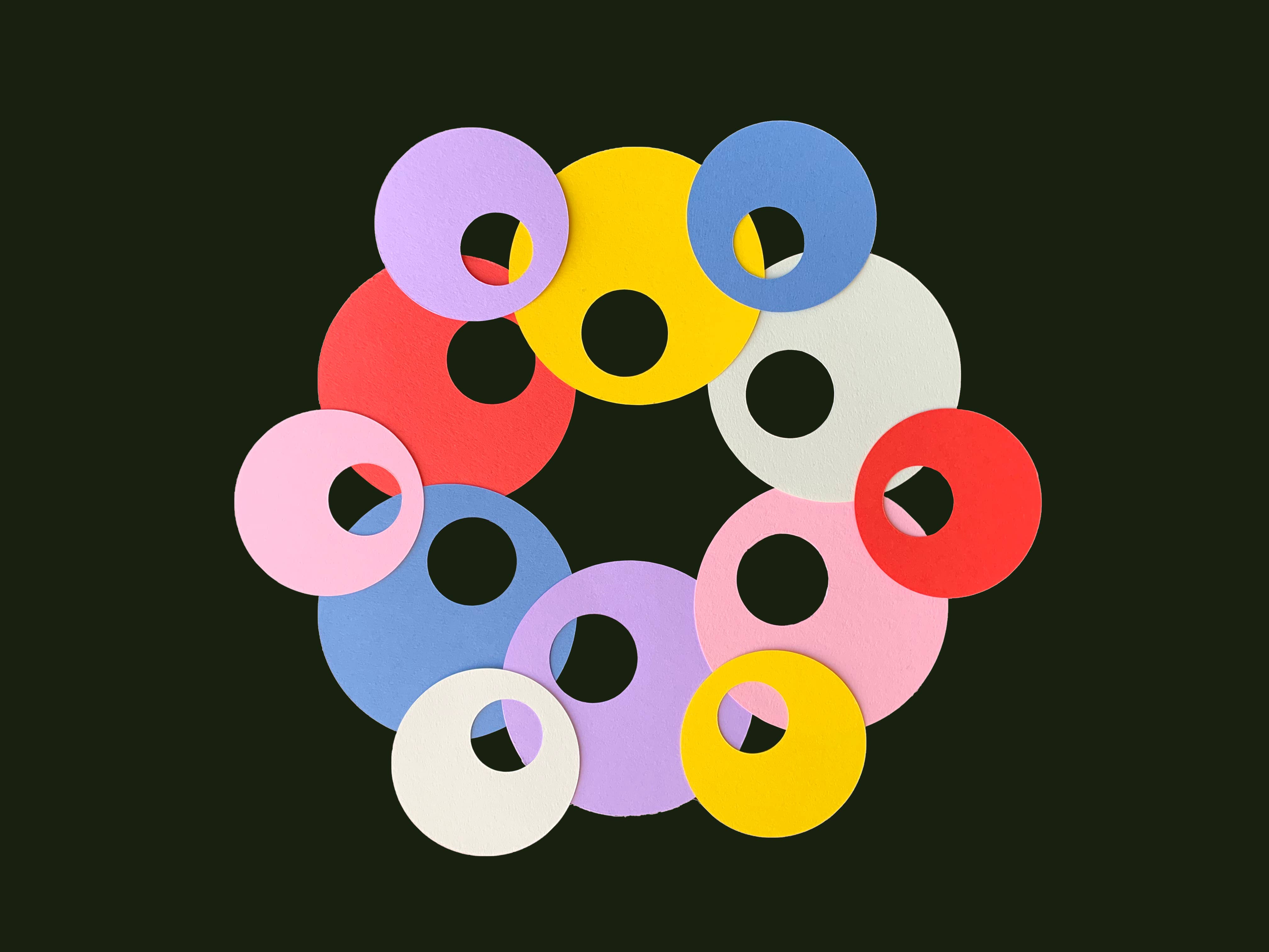 TenTa - Wholesale Gift Tag - Artisanal Hand-Cut Circle Gift Tag (Pack of 12)0