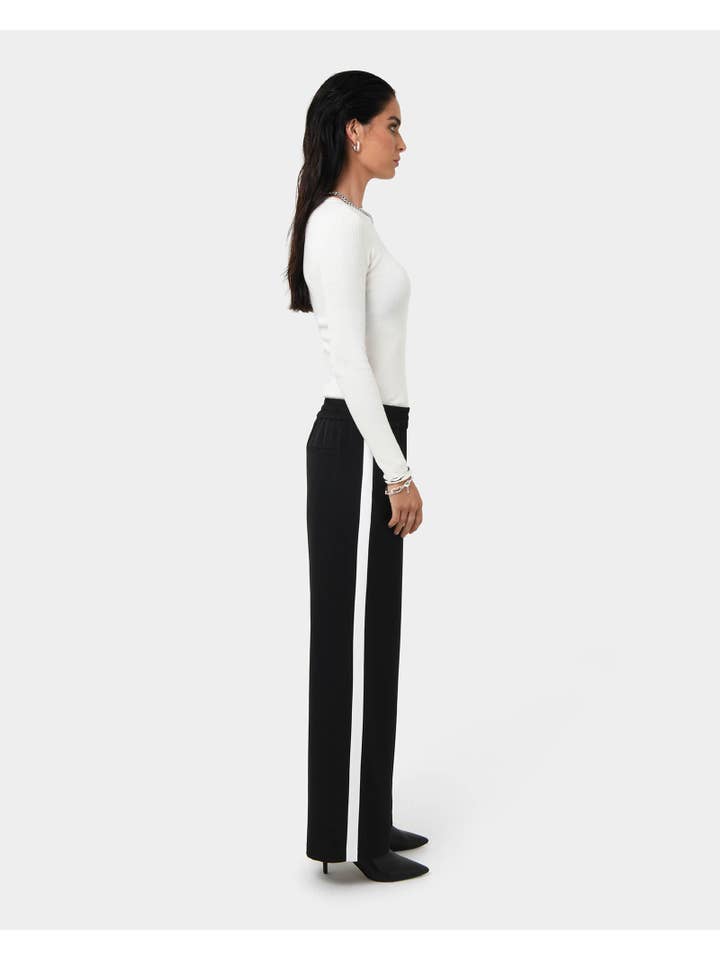 Black Ivory Forcast Women's Alla Contrast Elastic Pants for wholesale on Faire