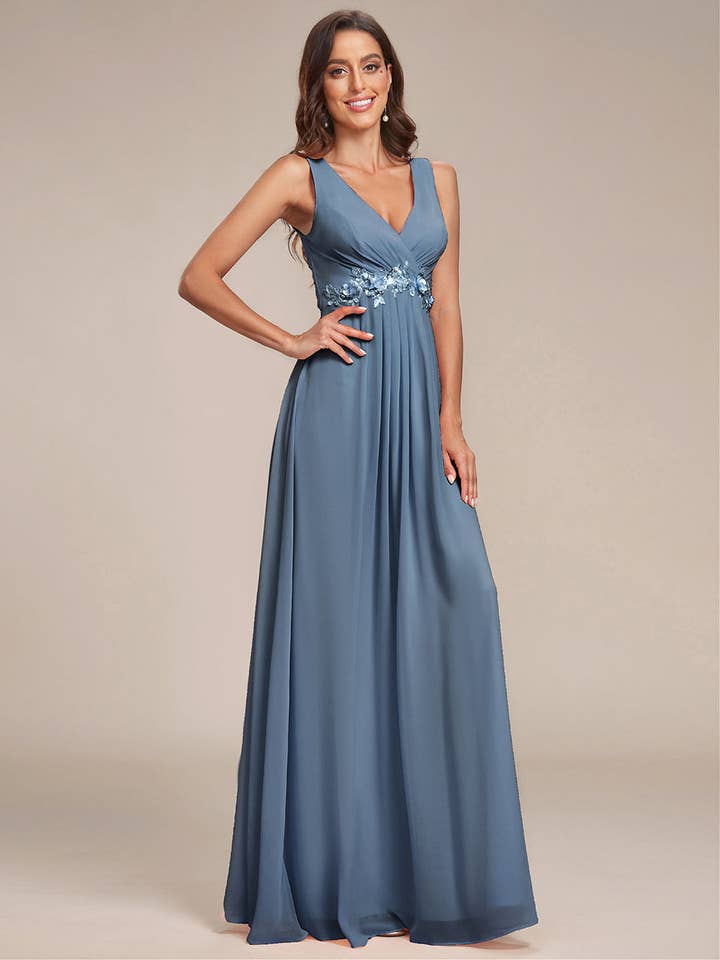 Ever-Pretty - Wholesale Gown – Women's - 2 Style Elegant Chiffon Bridesmaid Dress1