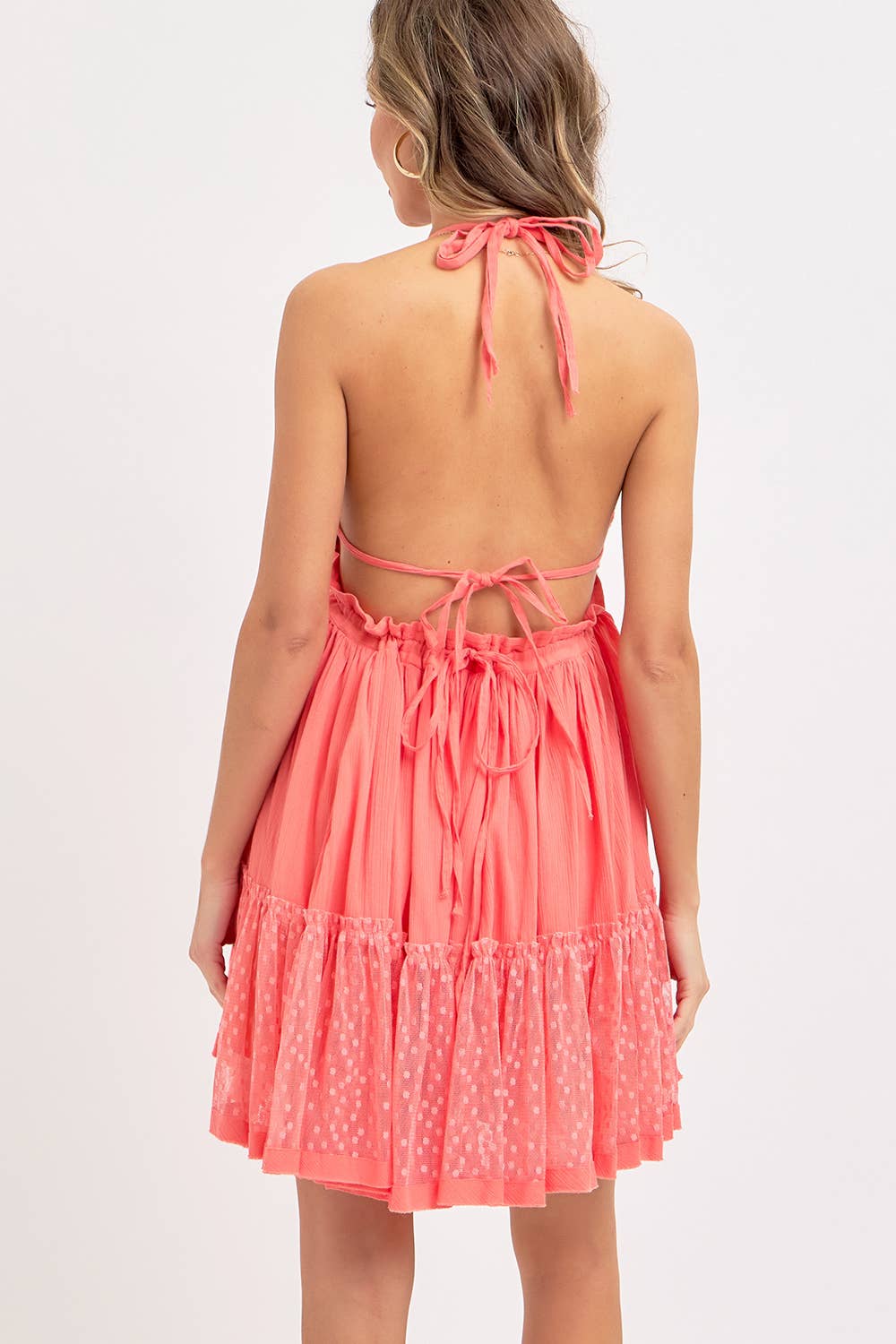 Sweet Lovely by Jen - Vente Robe – femme - Robe courte fluide dos nu à col licou59