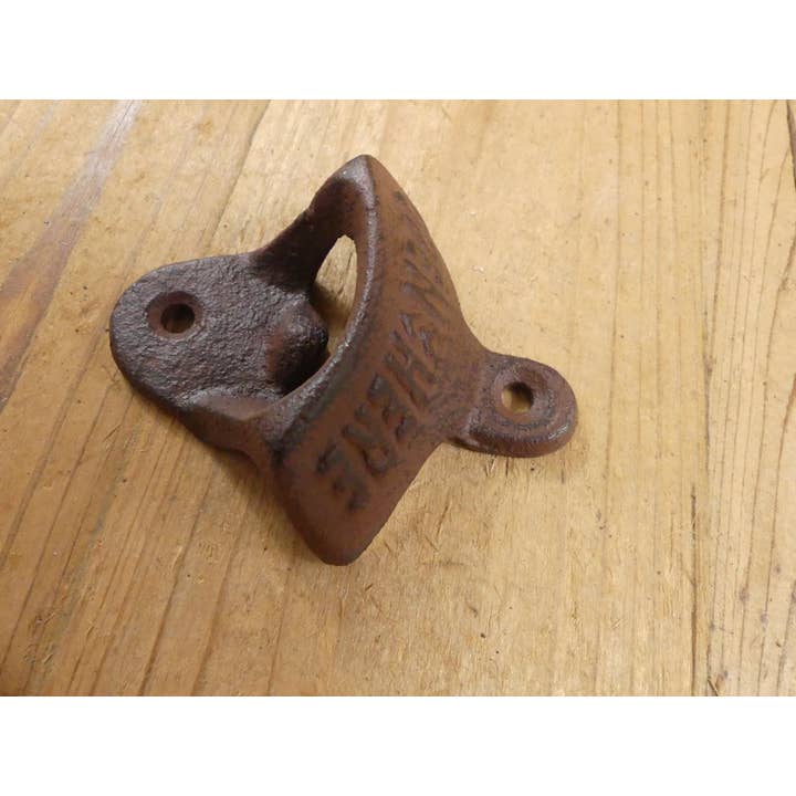 Midwest Craft House - Wholesale Bottle/Wine Opener - "Open Here": A Vintage-Styled Cast Iron Bottle Opener