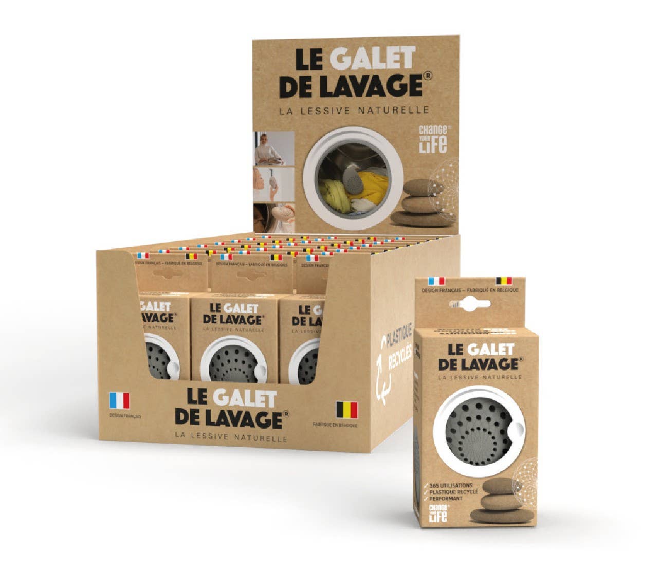 CHANGE YOUR LIFE - Wholesale Wasmiddel poeder/pods - Kant-en-klare wasroller voor wasmachines 24 stuks0