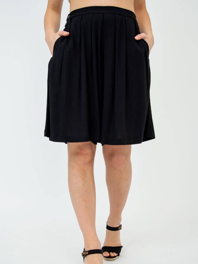 Betty Shorts, Black for wholesale by Blue Sky Clothing Co LLC