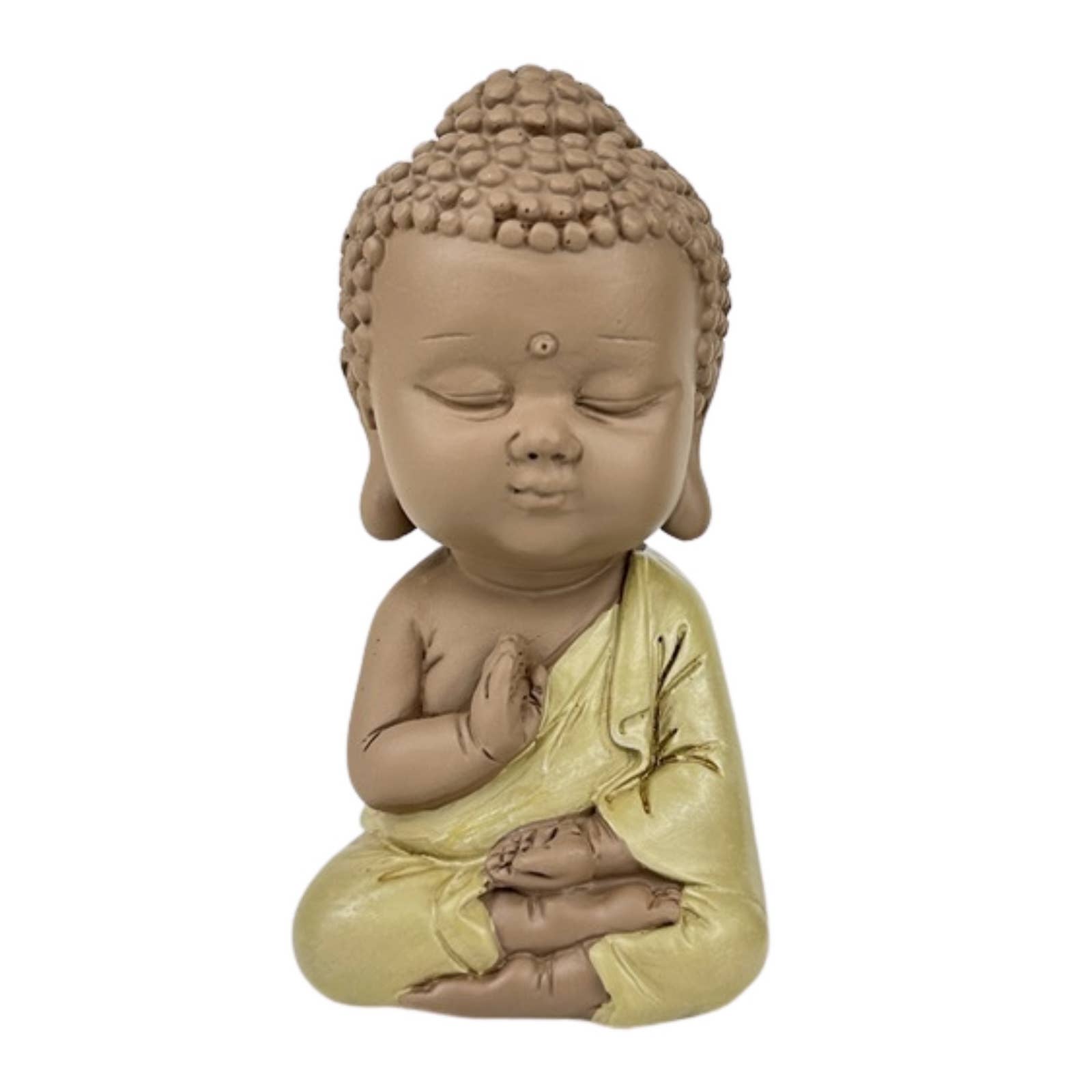 Zen'Arôme – Engroshandel Pyntefigur – Gul Buddha-statue - Zen Feng Shui dekoration10
