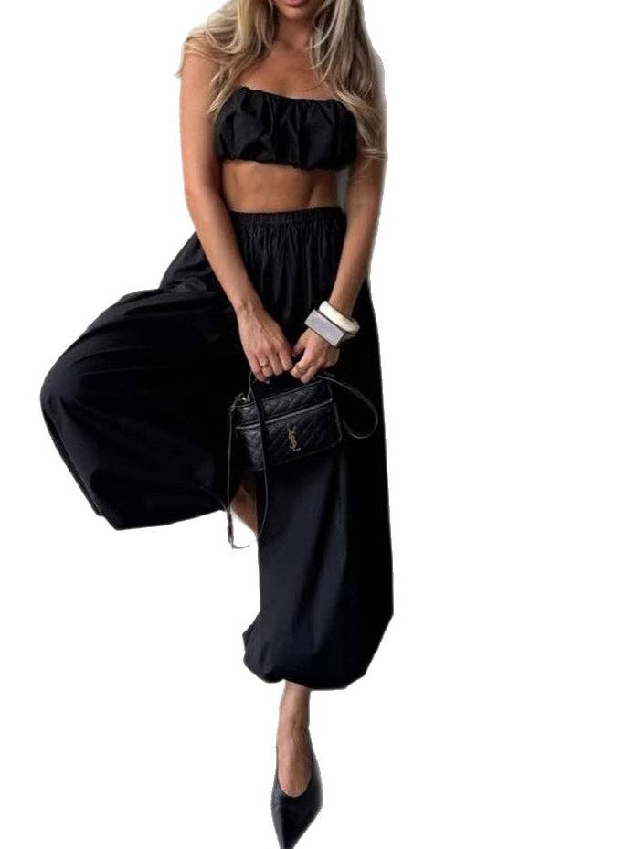 alberalkirk - Wholesale Pants - Women's - Drawstring Bloomer Pants Lightweight Options N5Z8527