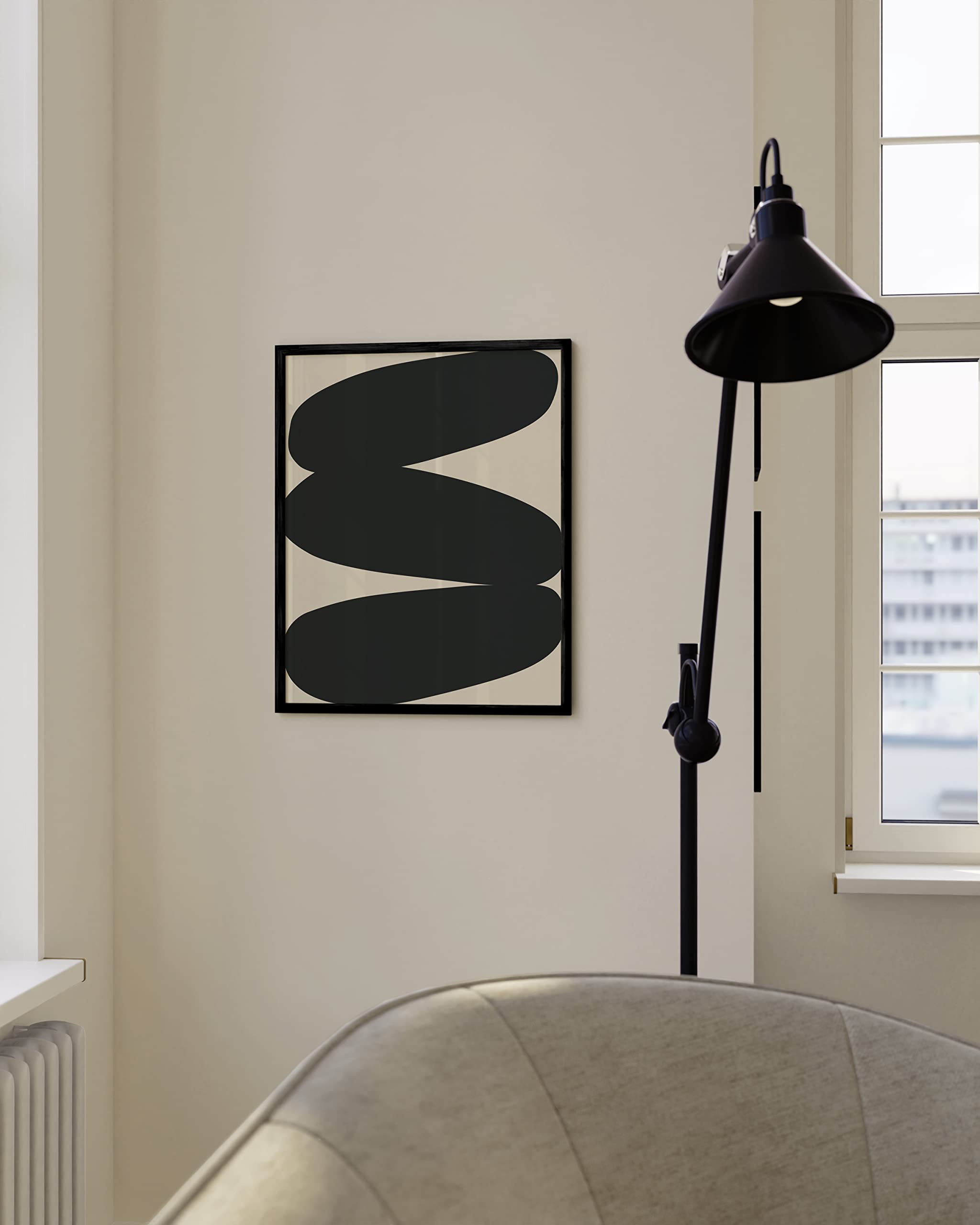 Haus and Hues – Moldura por atacado – Moldura preta sólida de carvalho6