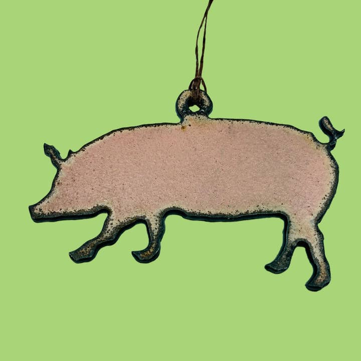 Gris ornament husdyr gaver genanvendt metal søde gaver USA for engroshandel hos Iron Jewel