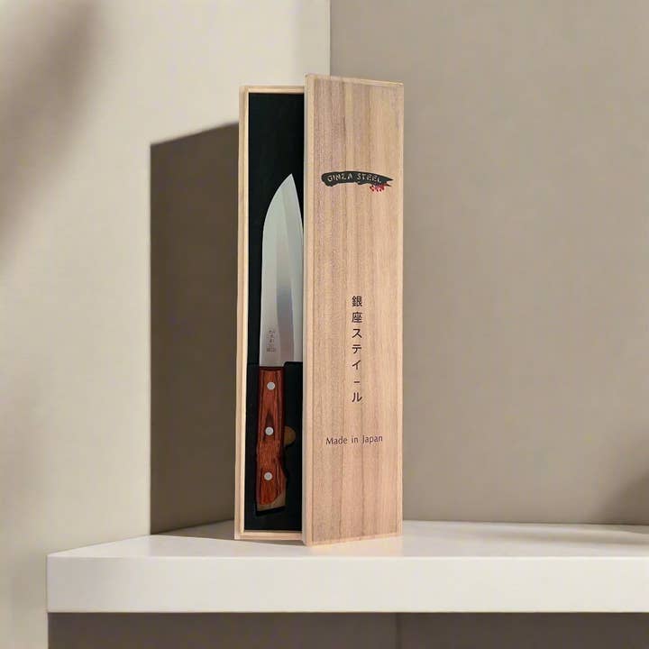 Ginza Steel - Wholesale Kitchen/Utility Knife - Yamato 170 - Santoku Knife 170mm Blade | VG1 DP CLAD2