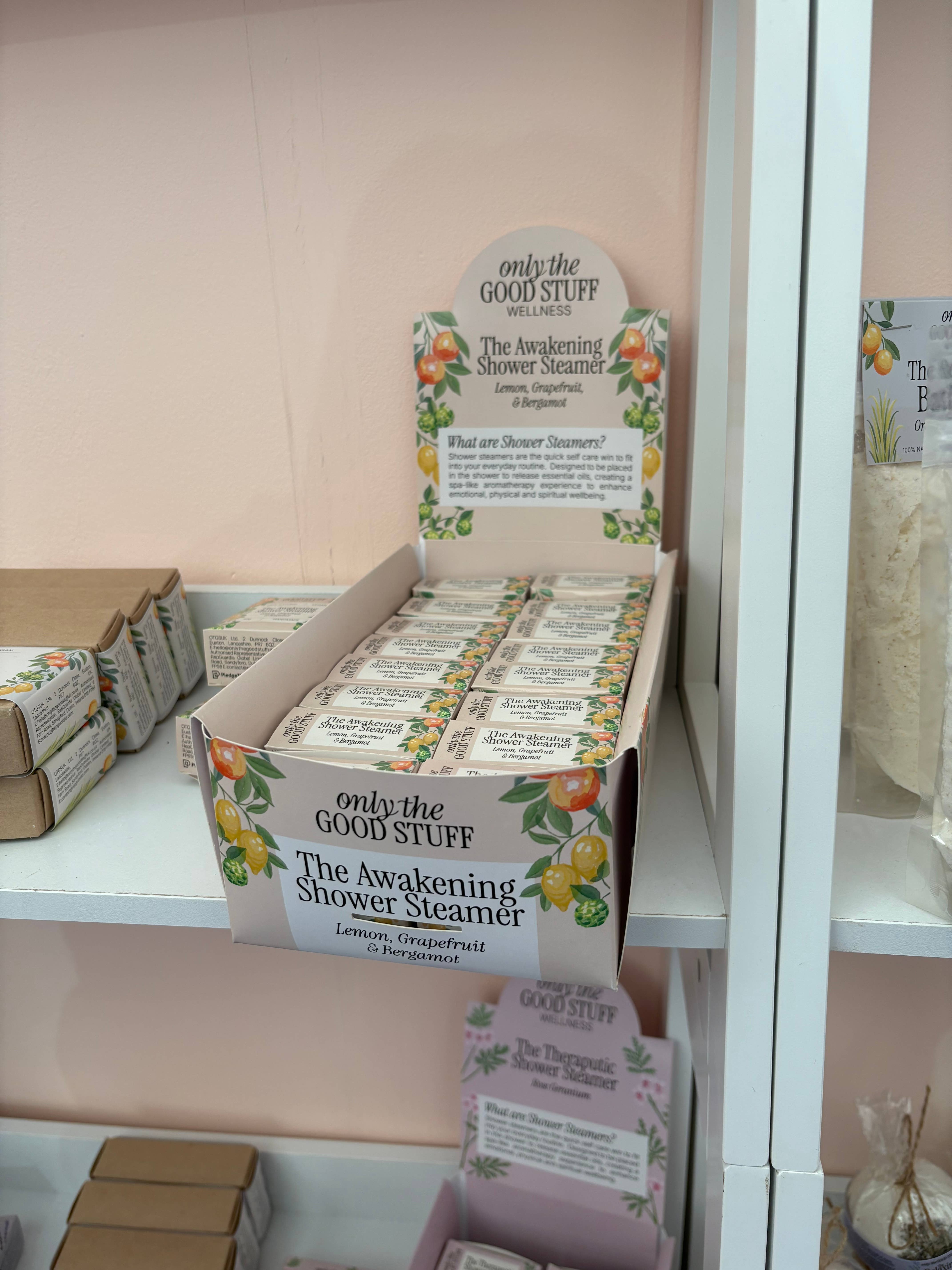 Only The Good Stuff UK - Wholesale Shower Steamer/Bomb - The Awakening Shower Steamer3