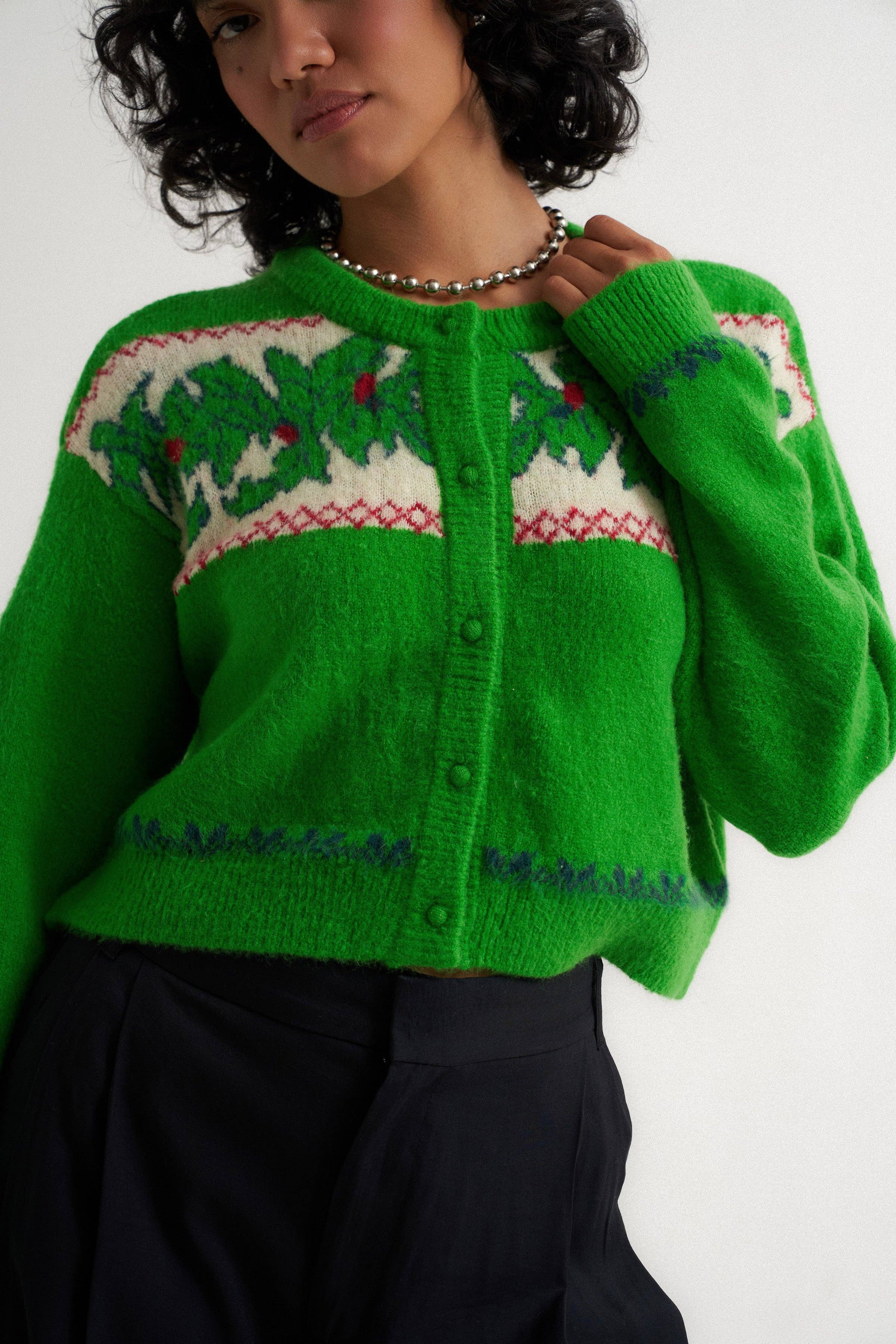 Callahan Knitwear - Wholesale Knit Sweater - Women's - Deck the Halls Cardigan