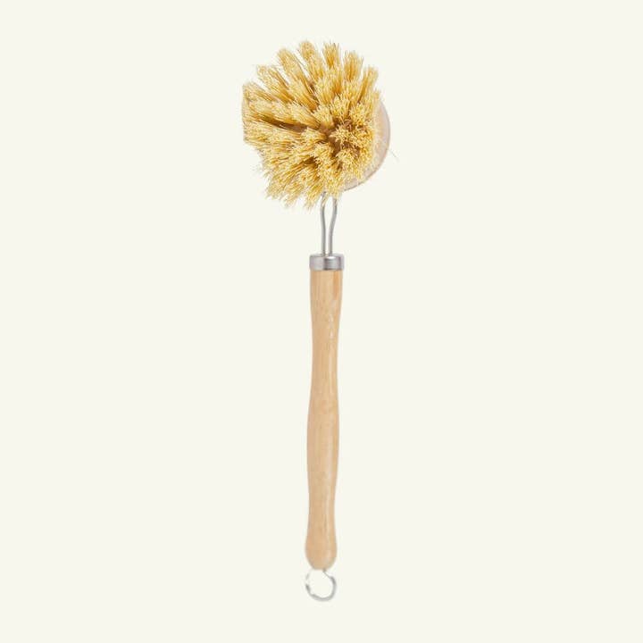 Net Zero Co. - Wholesale Cleaning Brush - Bamboo Dishwashing Brush with Handle