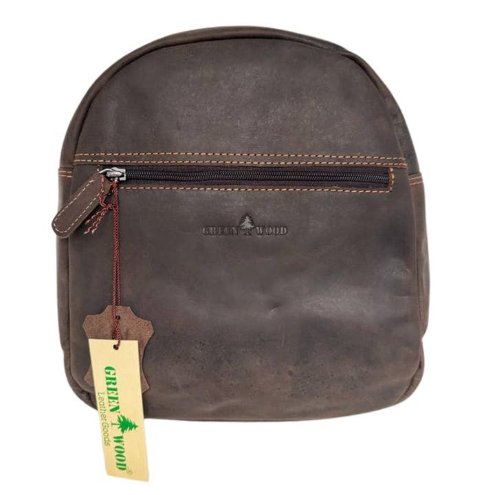 Greenwood Leather AU - Wholesale Backpack – Women's - Essential Backpack Chloe- Brown BP6799BRN
