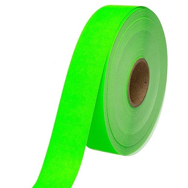 EcoQuality - Wholesale Food/Beverage Label - Fluorescent Garvey Tape Label Rolls For Price Gun