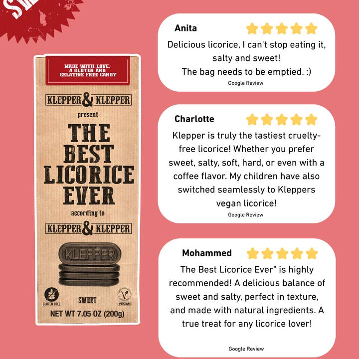 Klepper & Klepper Licorice USA - Wholesale Licorice - Sweet Licorice – Soft Vegan Premium | Klepper & Klepper (NL)4