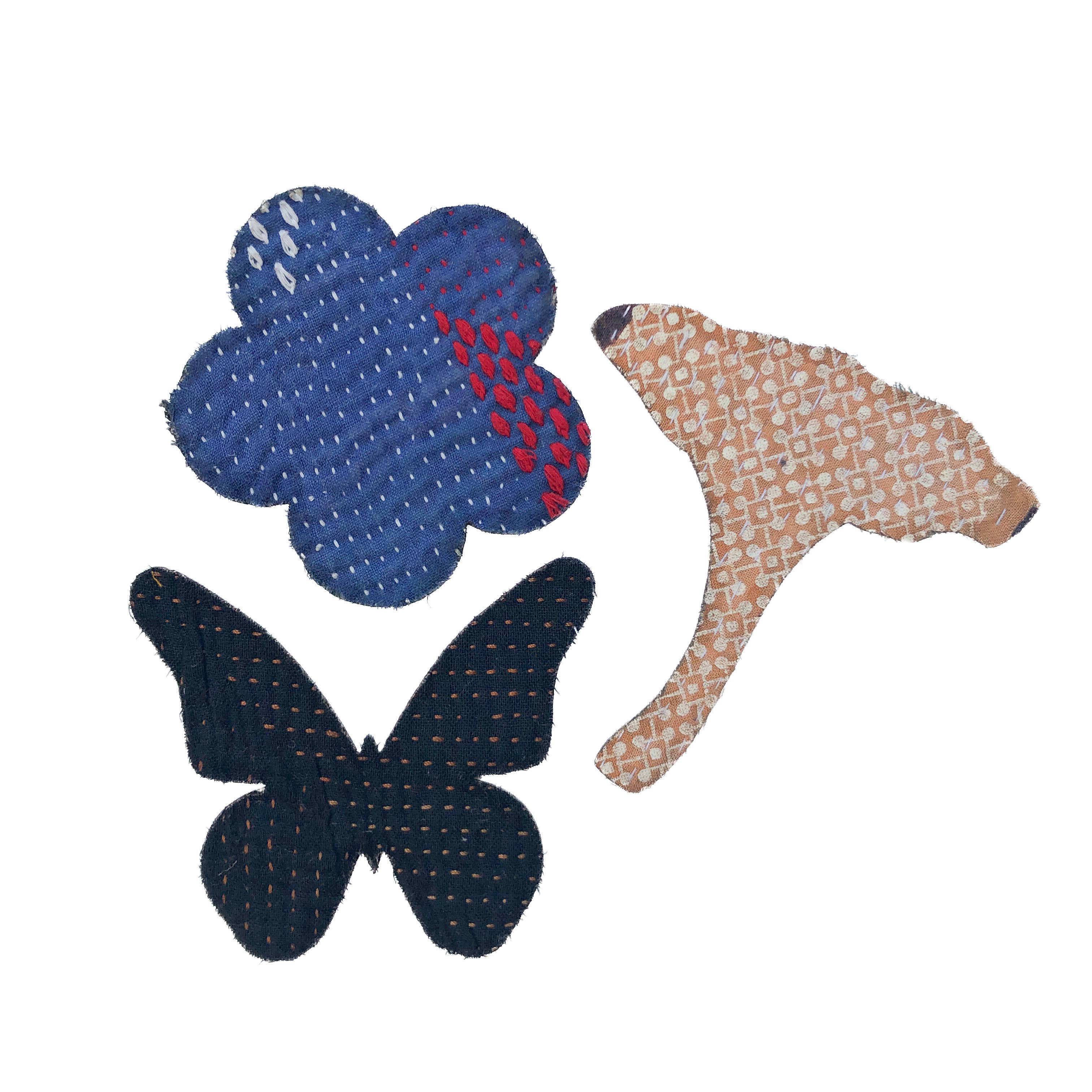 OTTO FINN - Venta al por mayor Parches - Parches Kantha termoadhesivos, pequeños4