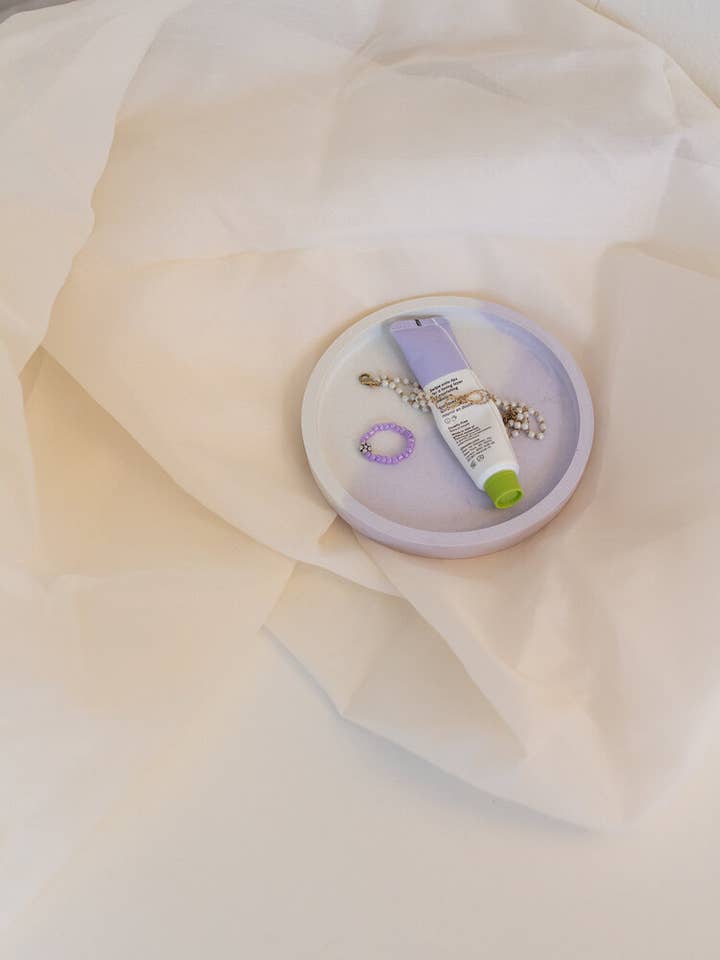 Handmade Decorative Round Plates (Catchall Tray) for wholesale by Gemwelove