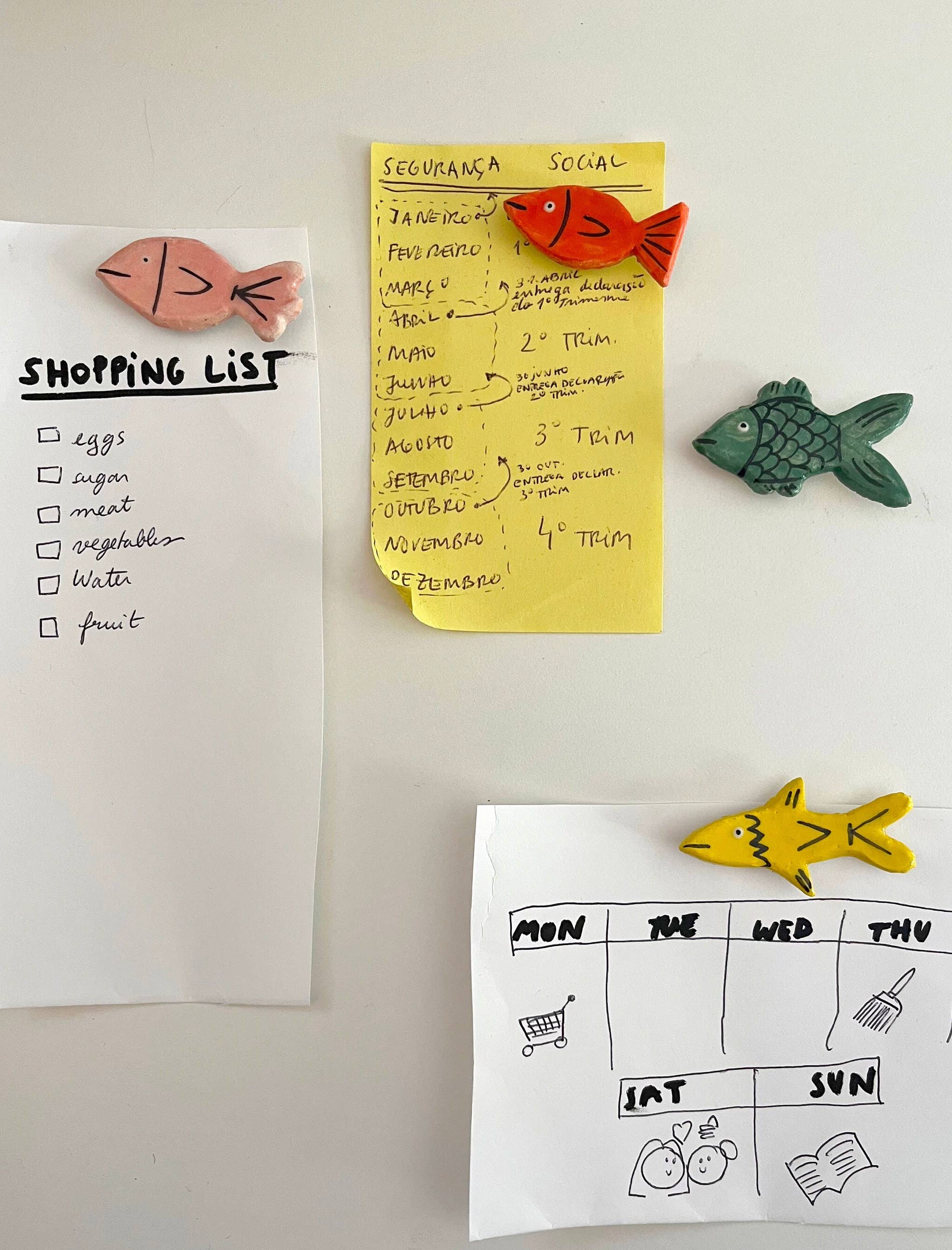 Matilde Horta - Wholesale Magnet - Fish - Handmade Ceramic Magnets8