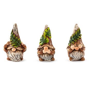 Napco - Wholesale Decorative Figurine - Gnome, Woodland 3 Assorted Item # 139990