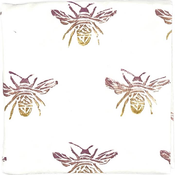 Tulusa - Wholesale Tea Towel - Flour Sac Tea Towel with Bee Pattern in 6 Color-Ways1