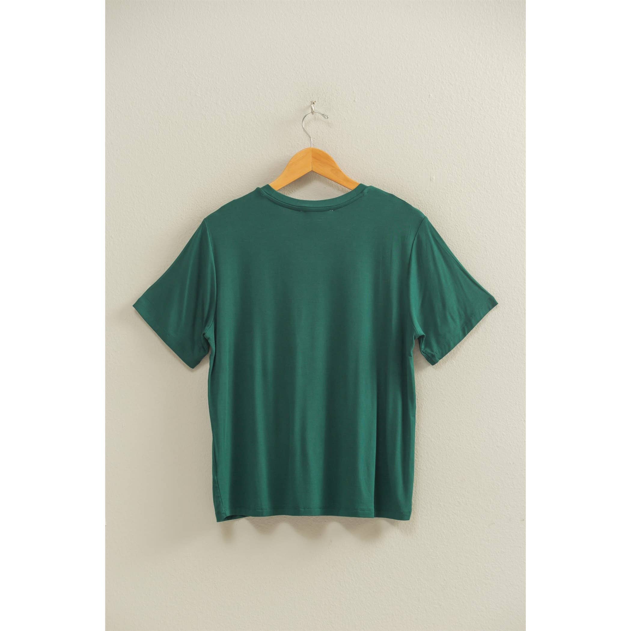 Double Zero - Venta al por mayor Camiseta - Mujer - Top clásico de cuello redondo con bolsillo y manga corta25