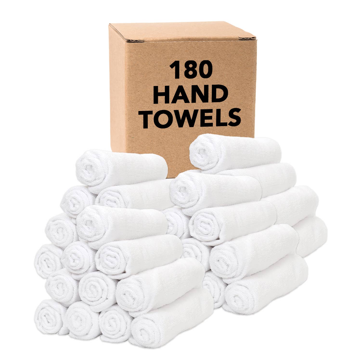 Arkwright Home - Wholesale Hand Towel - Hand Towels CASE of 180 - 16 x 27 Microfiber - Color Options12