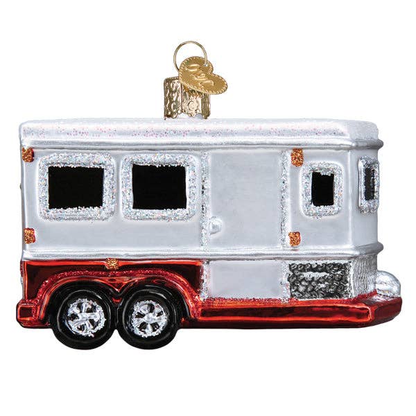 Old World Christmas - Wholesale Ornament - Horse Trailer Ornament2