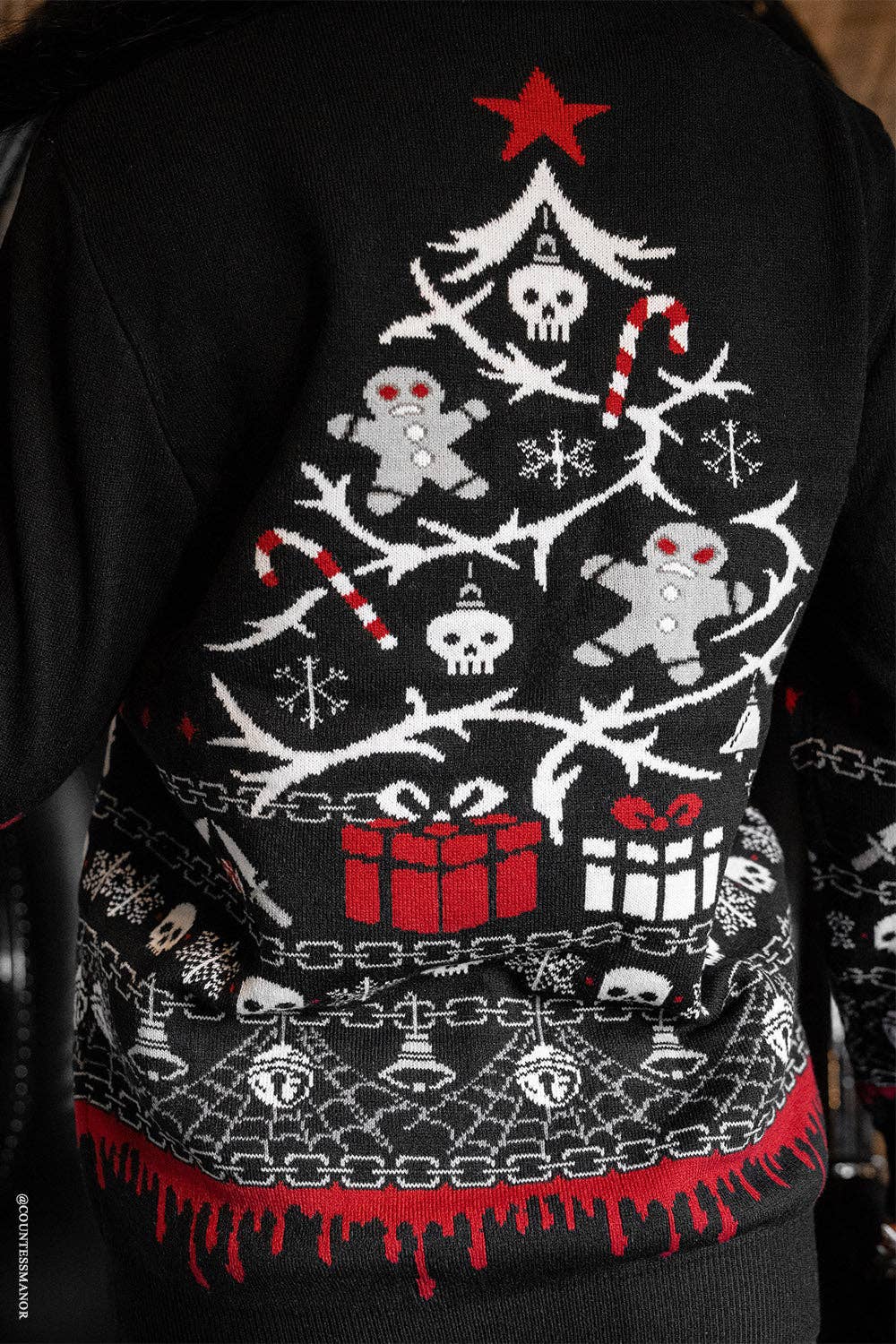 vampirefreaks - Wholesale Knit Sweater - Women's - Krampusnacht Knit Xmas Sweater3