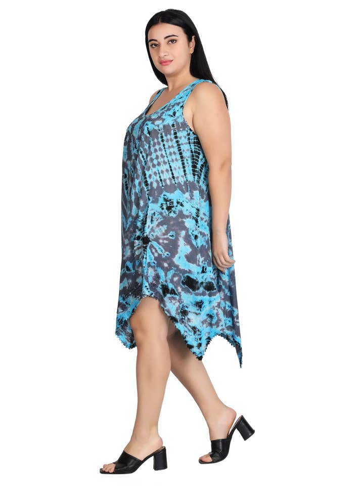 Assorted Colors Fairytale Bottom Tie Dye Dress 422142FT for wholesale on Faire3