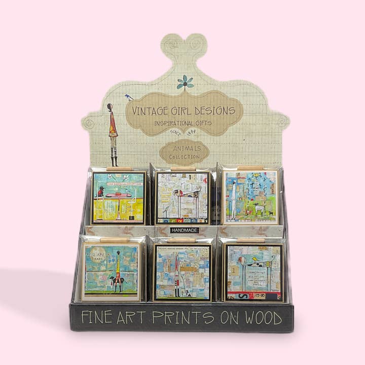 Animal Display for wholesale by Vintage Girl Designs LLC