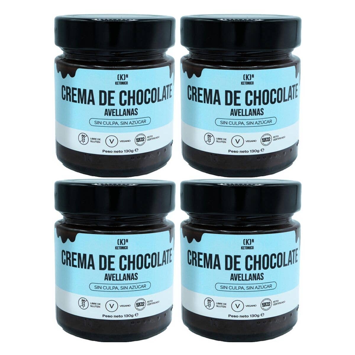 InnovaGoods - Wholesale Nut Butter - Ketonic Chocolate Spread 230g with milk (4 Units)1