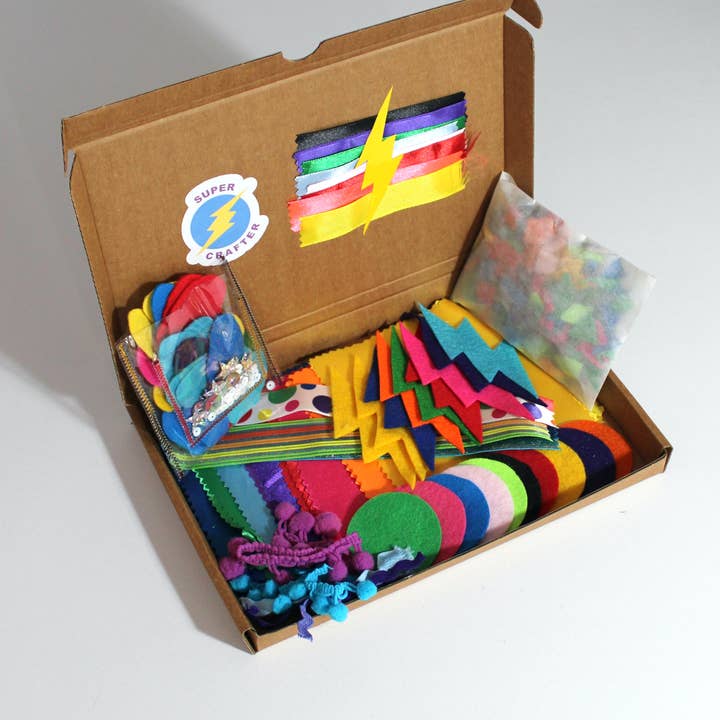 The Flat Of Kat - Wholesale DIY Craft Kit - Kids - Super Crafter Children'S Superhero Crafting Kit
