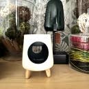 PYRAM GREY | Ceramic incense burner for indoor fragrance for wholesale by Anoq