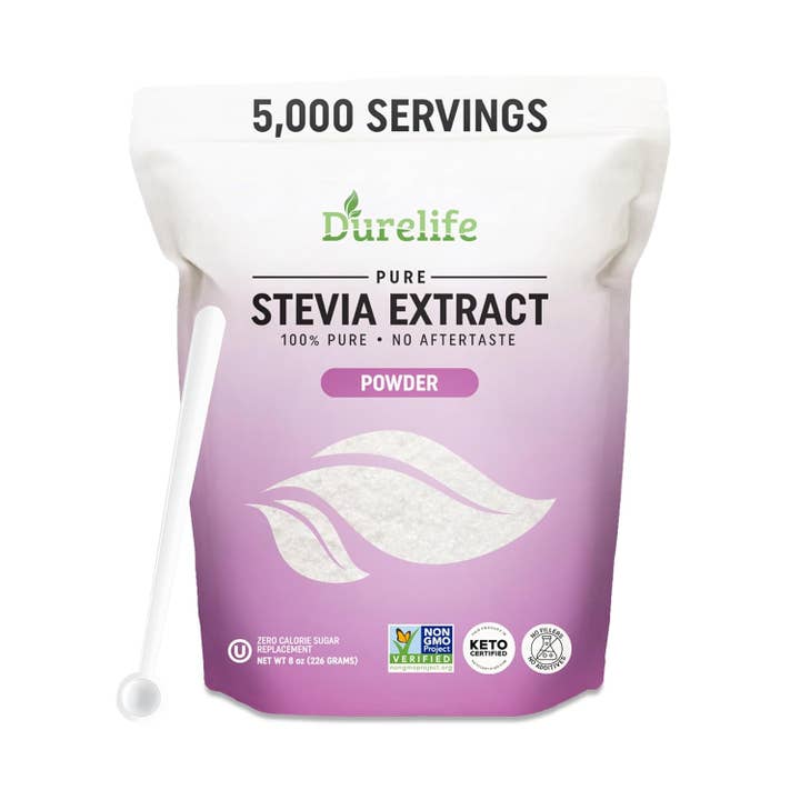 Durelife 100% Pure Stevia extract sweetener for wholesale by Durelife