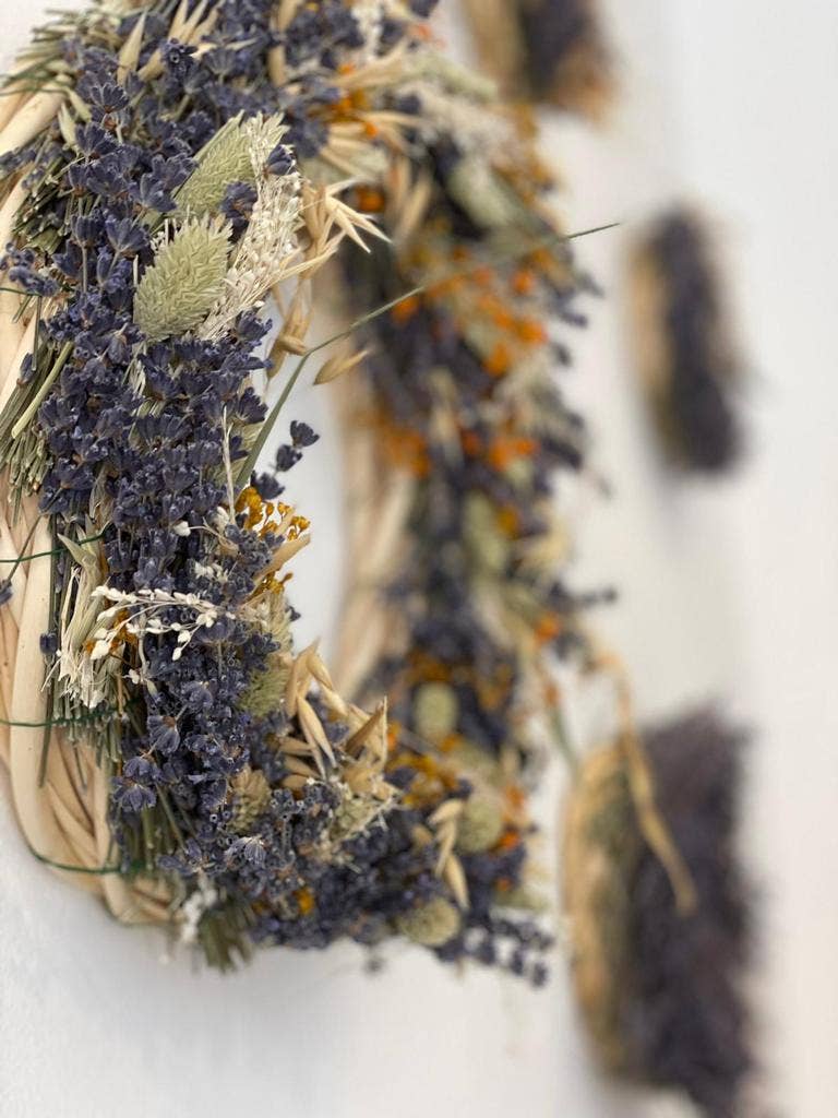 Château de la Gabelle - Vente Couronne - Couronne de lavande et autres fleurs séchées13