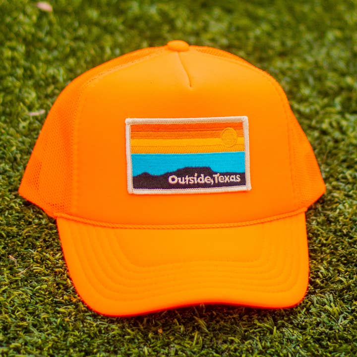 Outside, Texas - Wholesale Trucker Hat - Unisex - OTX Foam Trucker: Horizon Patch29