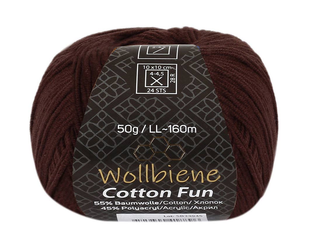 Wollbiene - Wholesale Yarn - Cotton Fun all-season wool 50g knitting wool cotton mix19