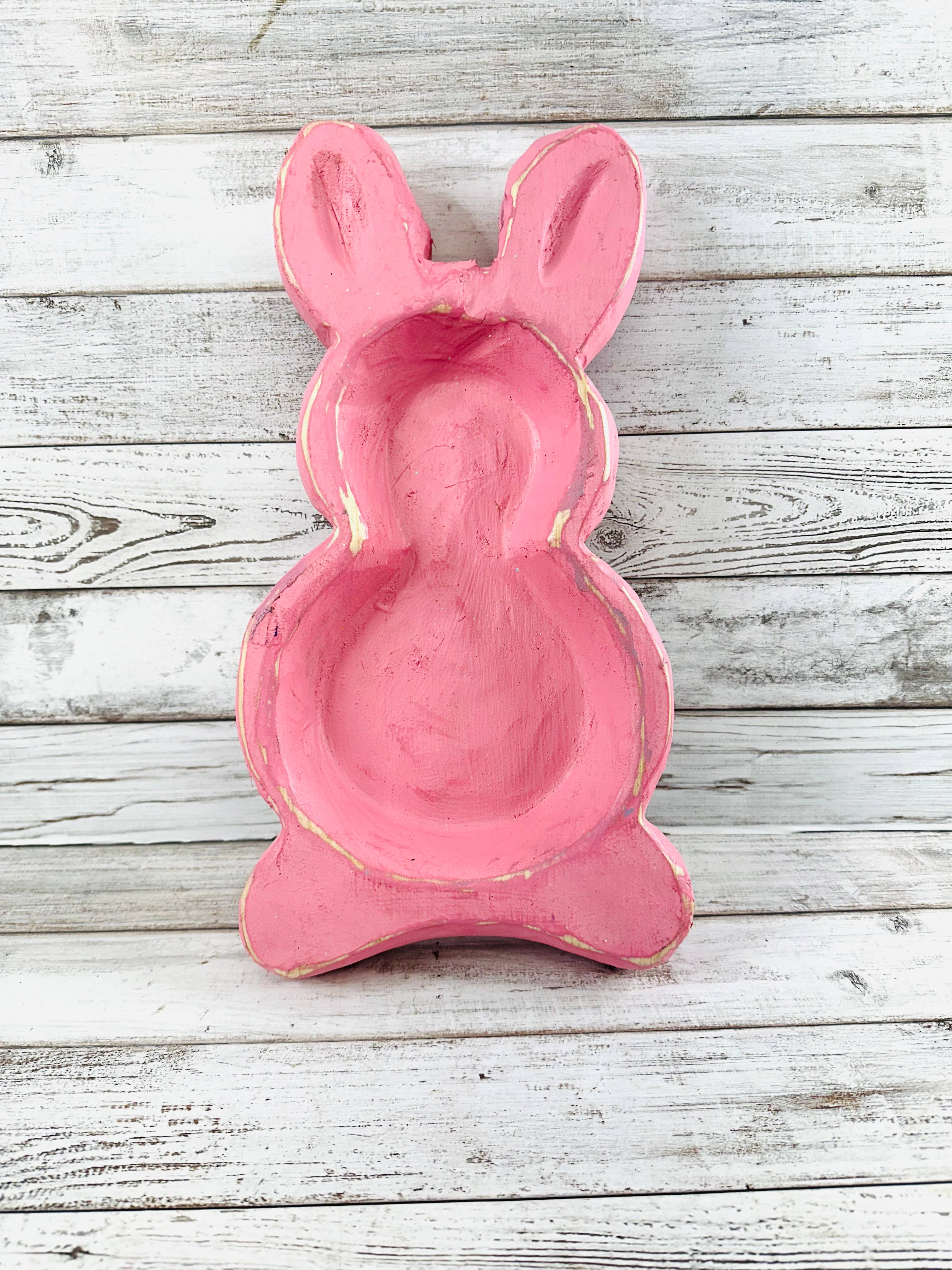 VALENTINA IMPORTS INC - Wholesale Candle Holder - Easter Rabbit Dough Bowl  Candle Ready 2