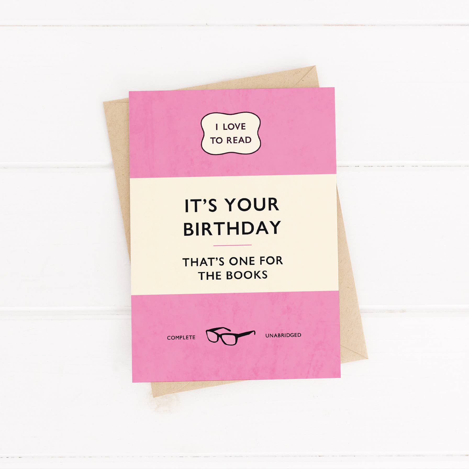 PaperPaper Ltd – wholesale Birthday card – It's your birthday, that's one for the books2