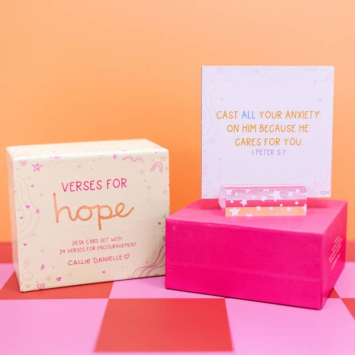 Callie Danielle - Wholesale Desk/Tabletop Sign - Verses For Hope Card Set
