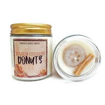 Pampered Senses Candles Sugared Cinnamon Donuts for wholesale by Pampered Senses Candles