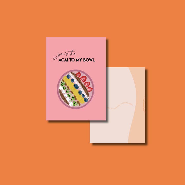 Acai bowl map for wholesale by Sand to