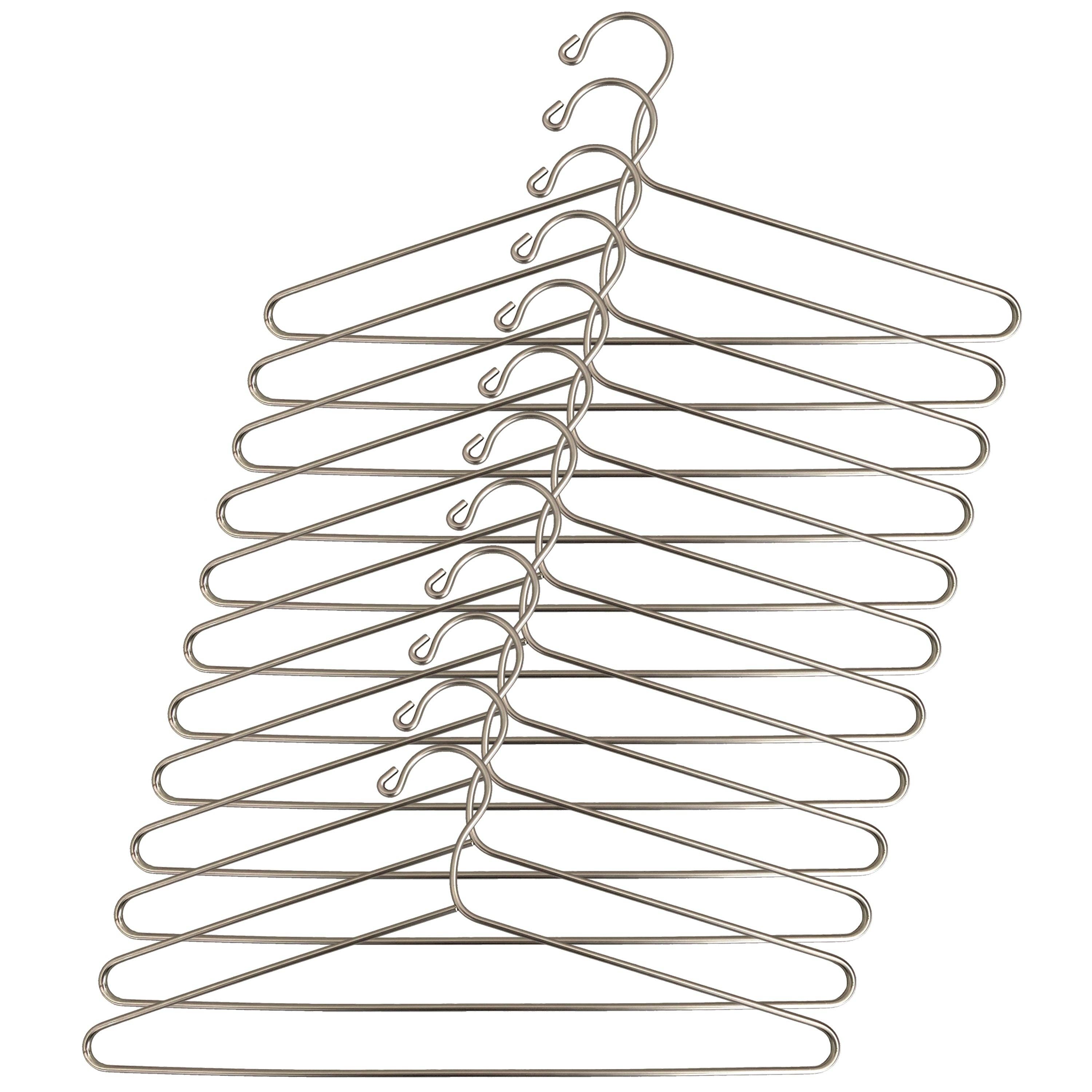 Ergodebrands - Wholesale Clothes Hangers - USTECH Elite Hotel Styled Steel Standard Shaped Hanger0