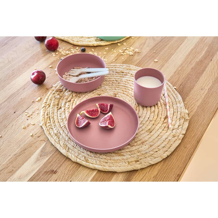 Zeller Present - Wholesale Flatware Set - Kids & Baby - Children's Dinnerware Set, 5-Piece, Plastic, Rose1