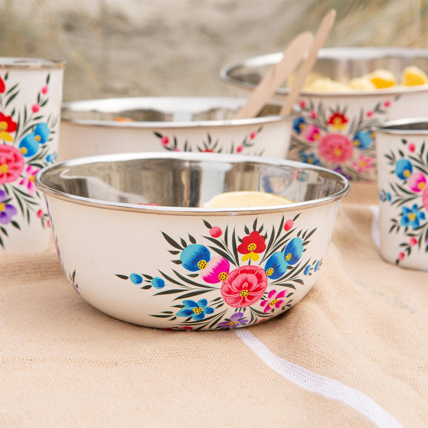 Rinkit Ltd – Tigela por atacado – Pansy Taça Piquenique Aço Inoxidável 16.5cm - By BillyCan17