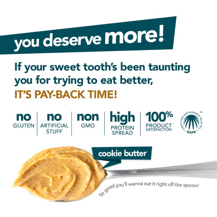 Nuts 'N More - Wholesale Nut Butter - Cookie Butter High Protein Peanut Butter Spread5