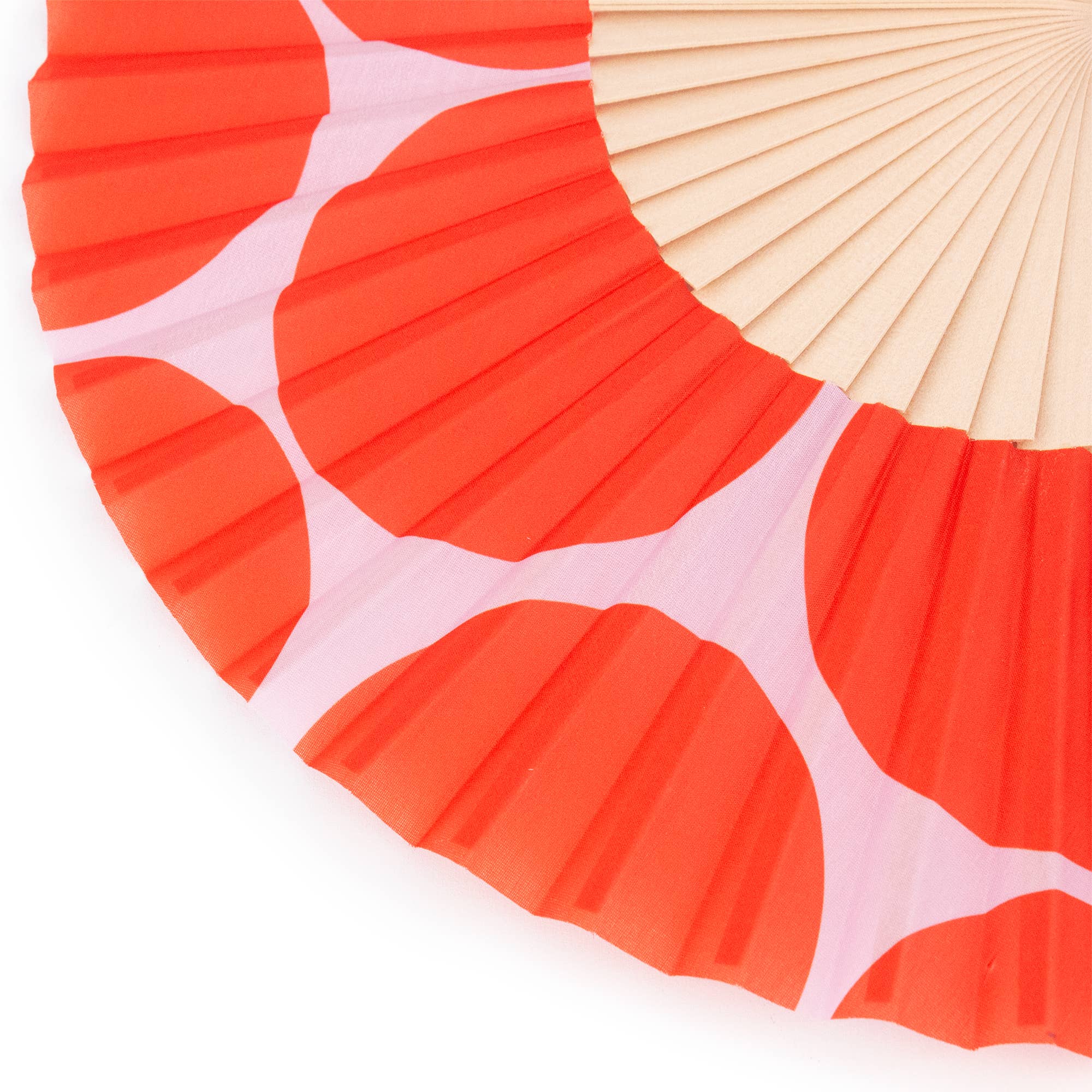 Helio Ferretti Co - Wholesale Handheld Folding Fan - SCARLET BREEZE FAN HF2