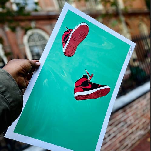 G + RIZZ - Wholesale Art Print - AIR JORDAN - DIGITAL PRINT
