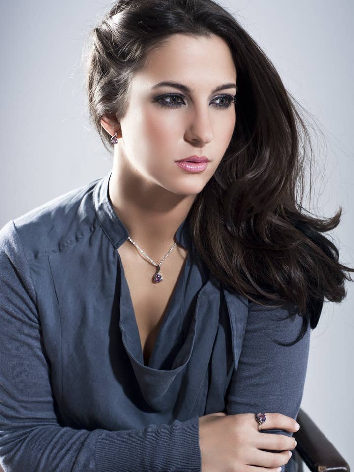 Sensual Silver ring with Blue topaz for wholesale by Manja